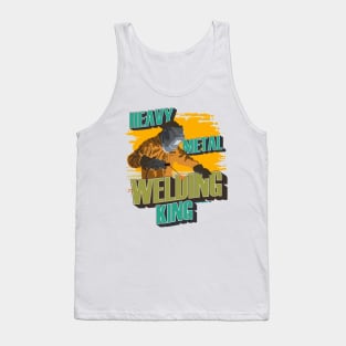 Welding man the legend Heavy metal welding king Tank Top